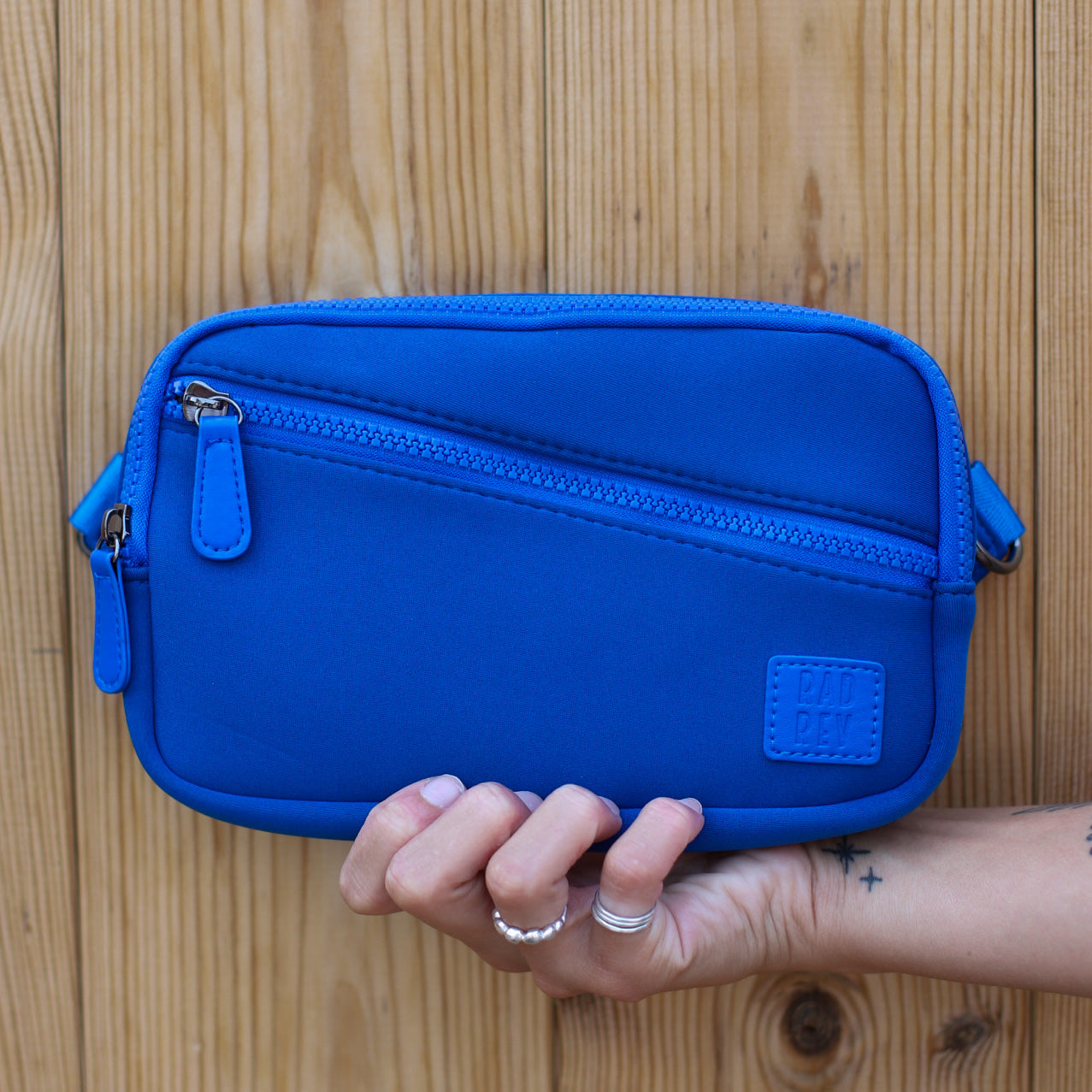 Sling Wallet in Royal Blue Neoprene