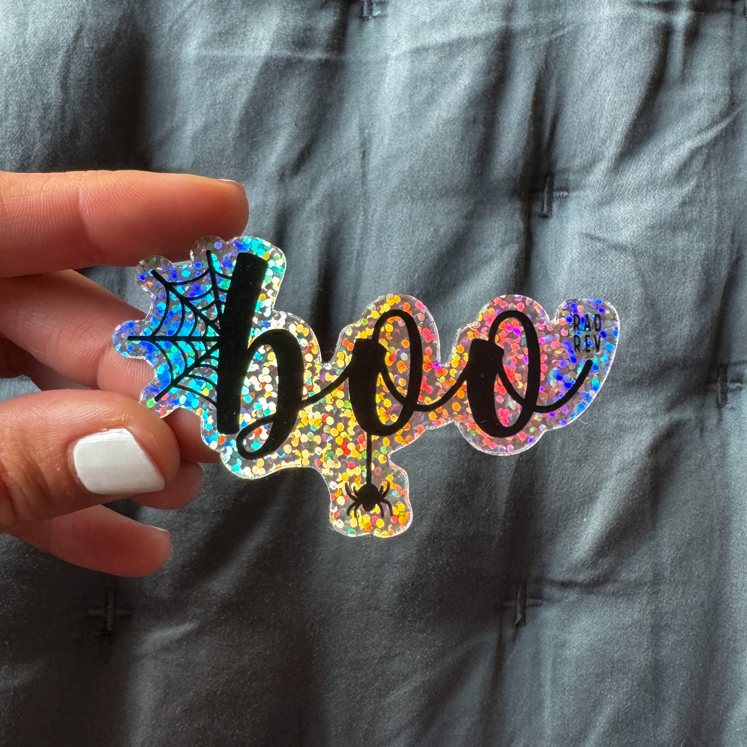 Boo Glitter Sticker – Rad Revolution