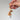 Tan Cherry Bow Tassel Keychain