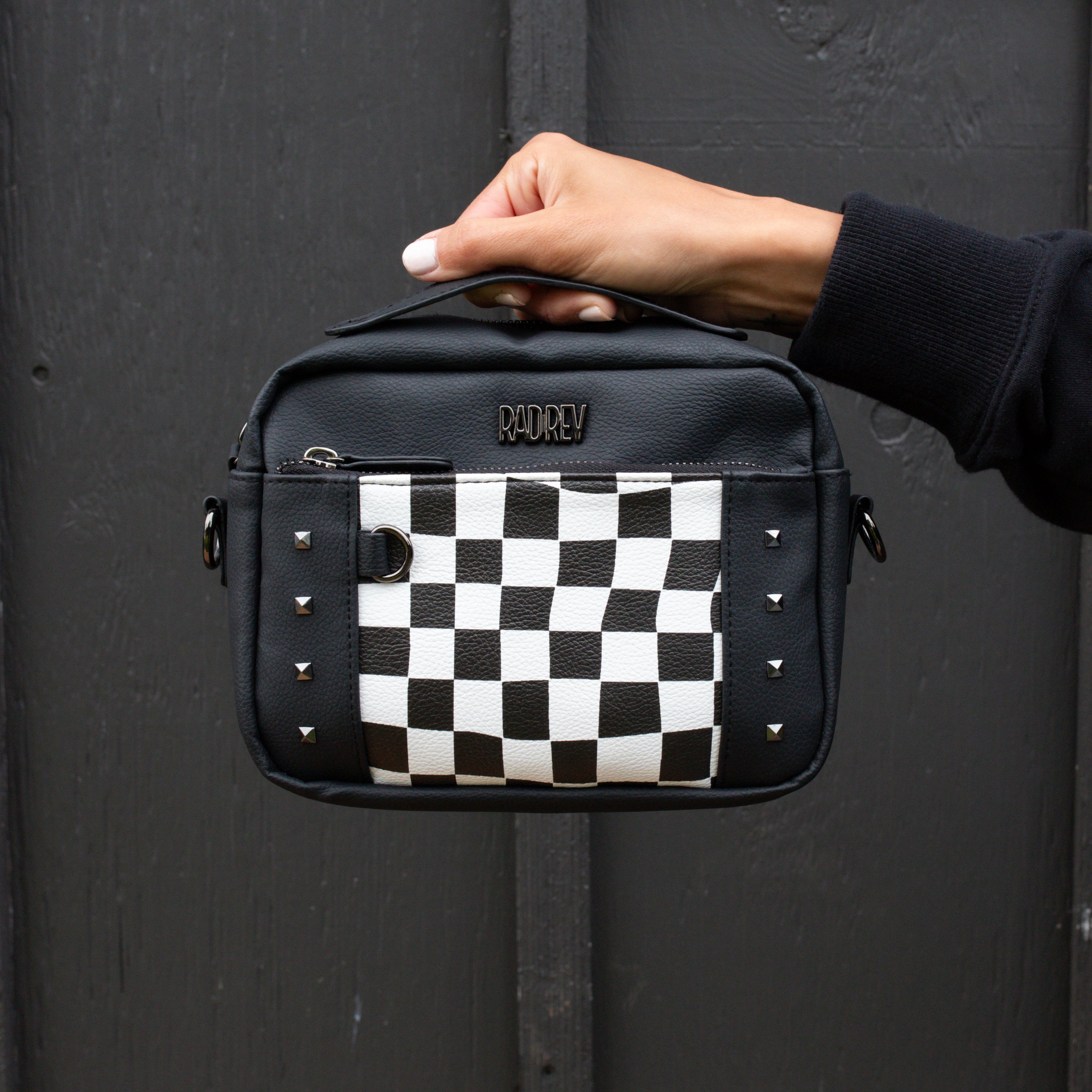 Checkered Mini Crossbody