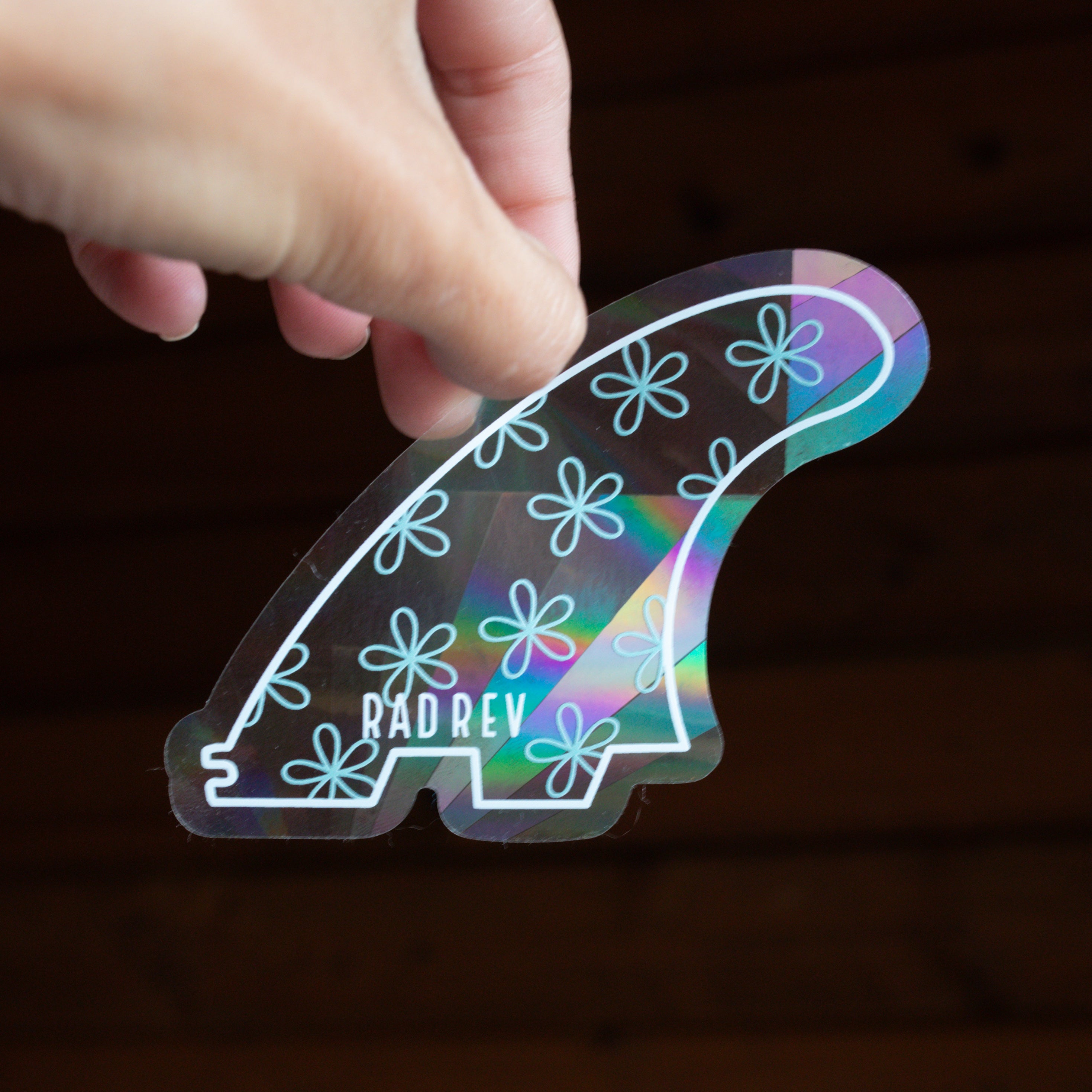 Fin Sun Catcher Sticker