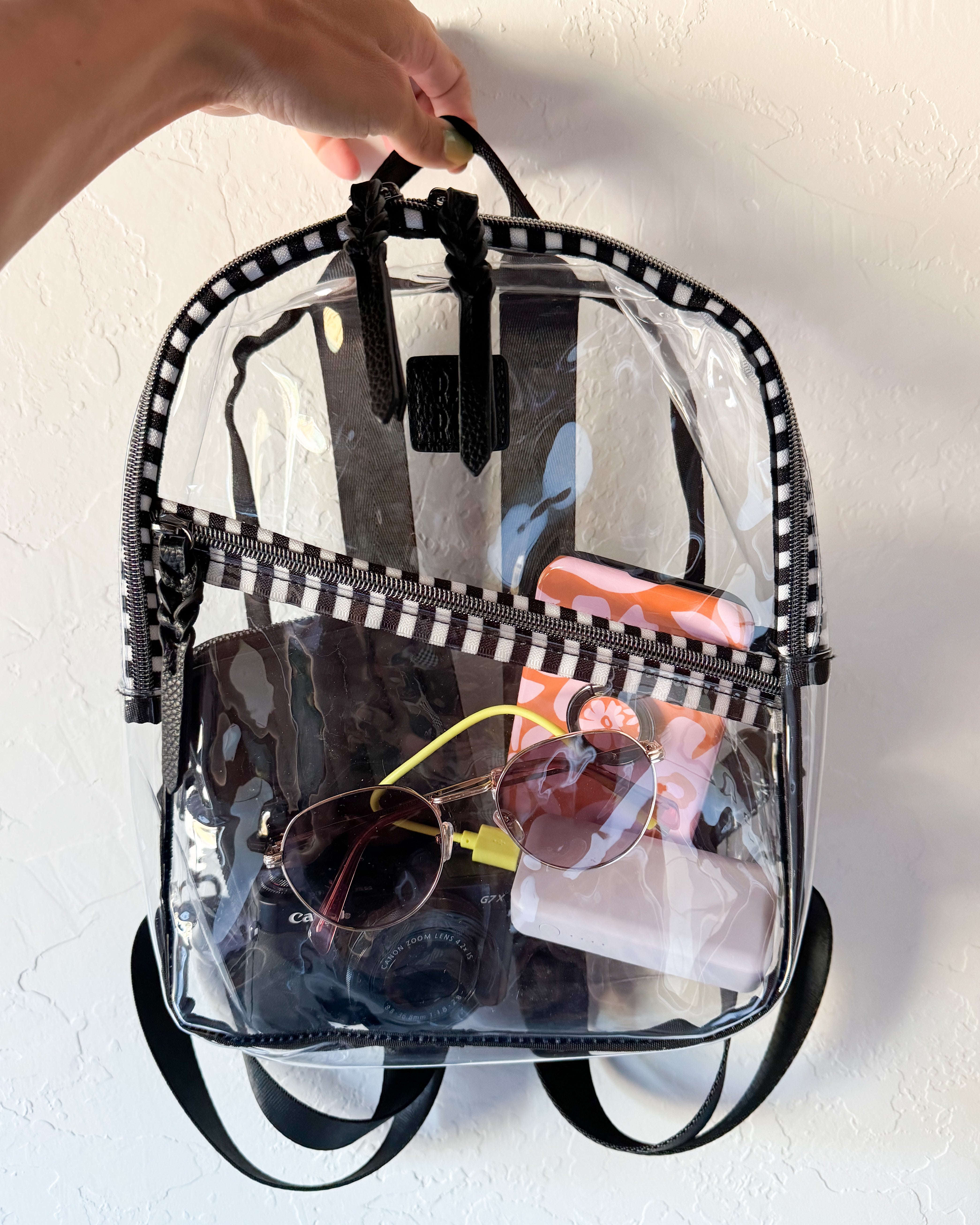 CLEAR Stadium MINI Backpack Striped – Rad Revolution
