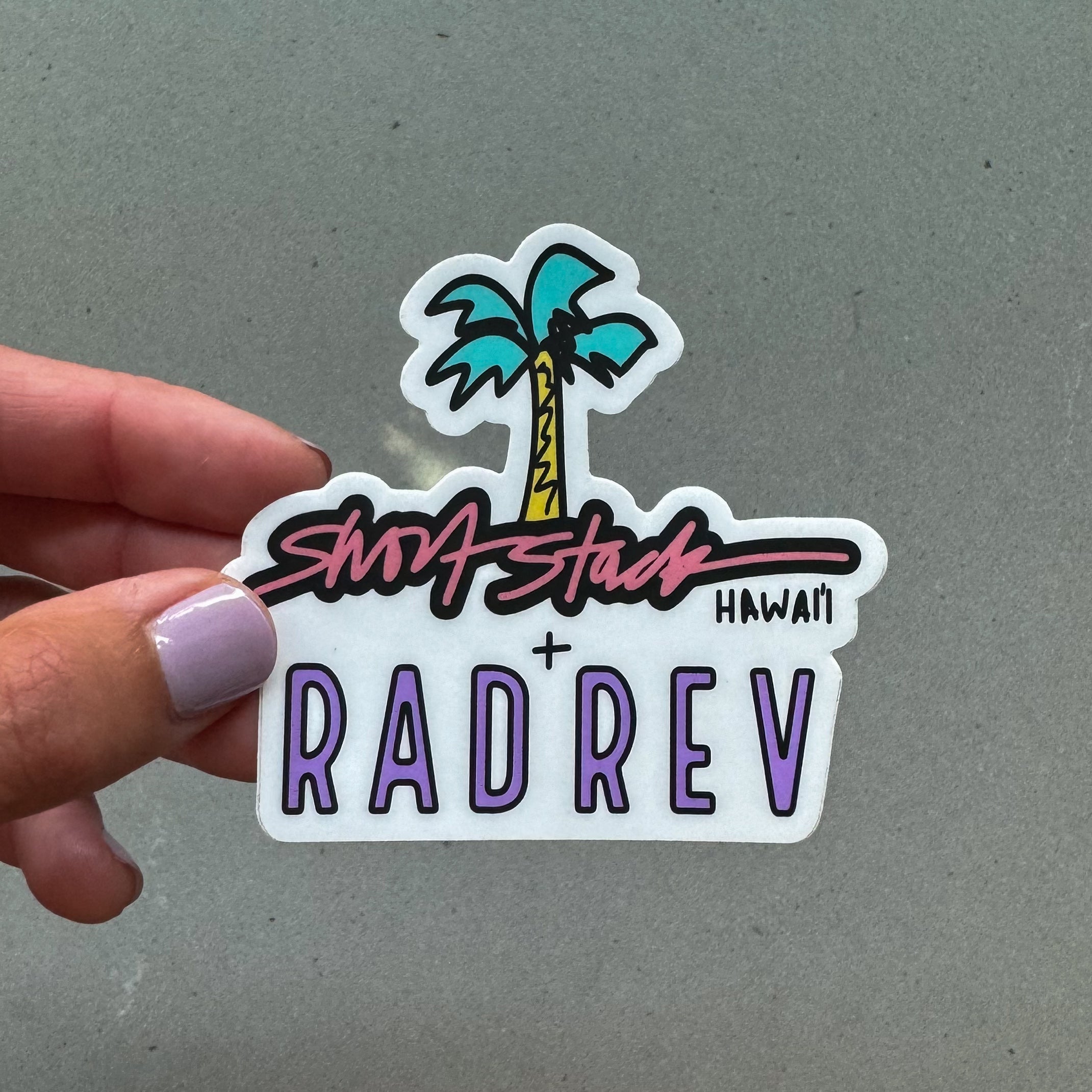 Short Stack Collab Sticker – Rad Revolution