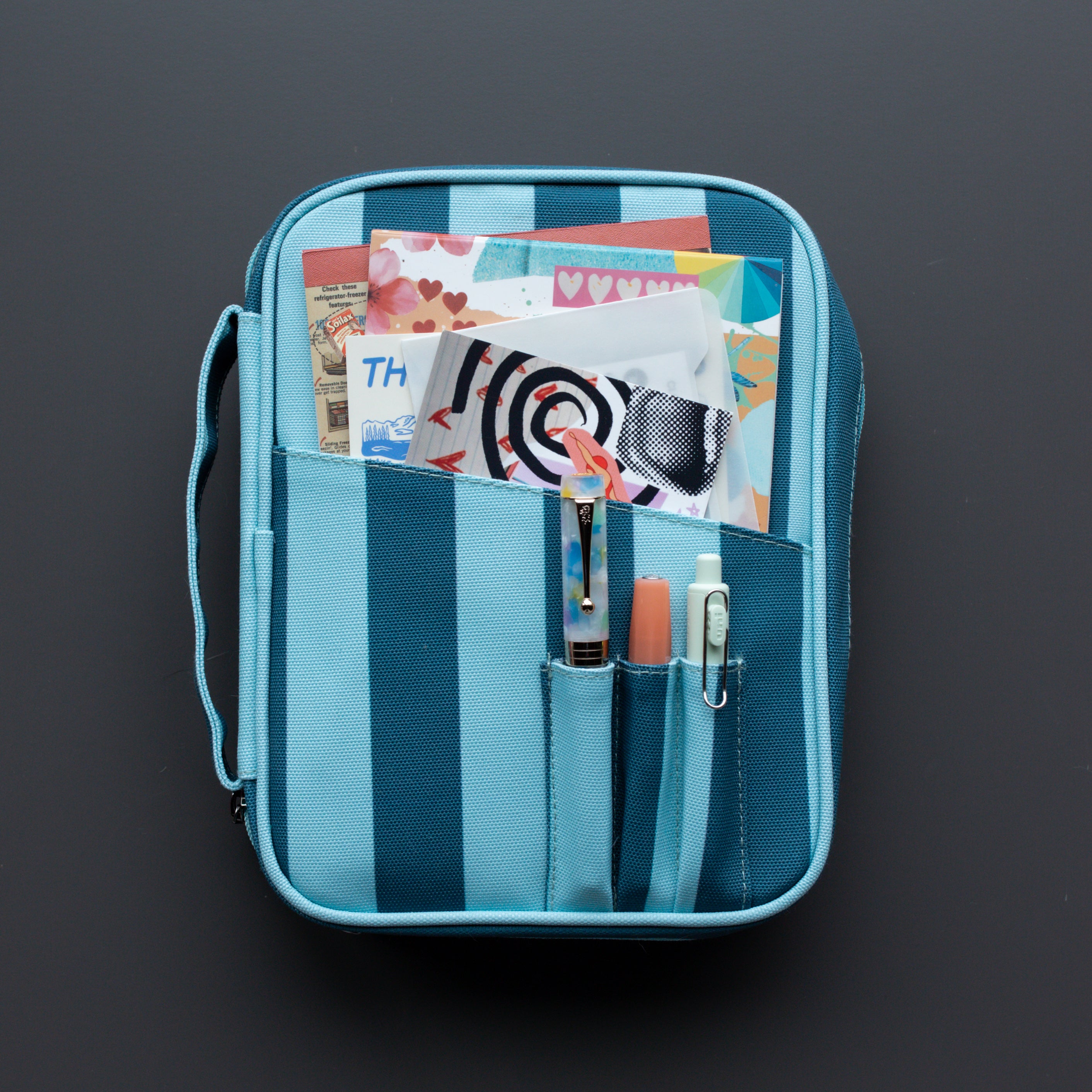 Analog Bag in Blue Stripe