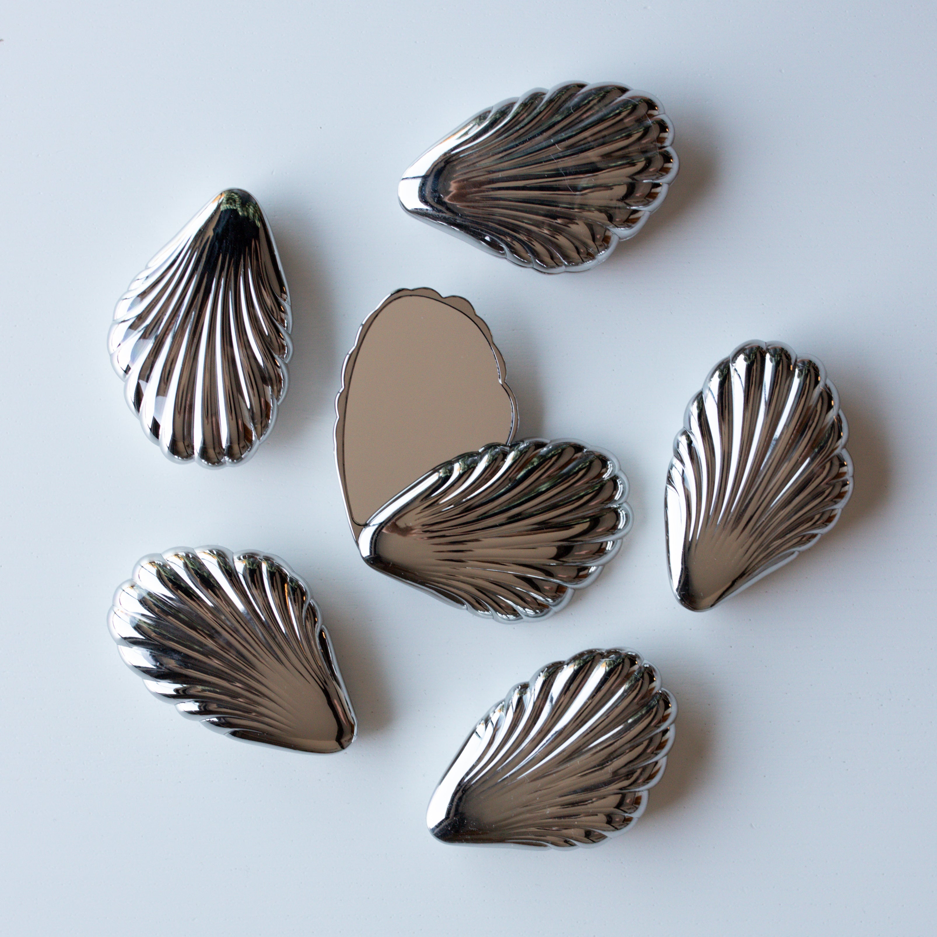 Silver Purse Mirror
