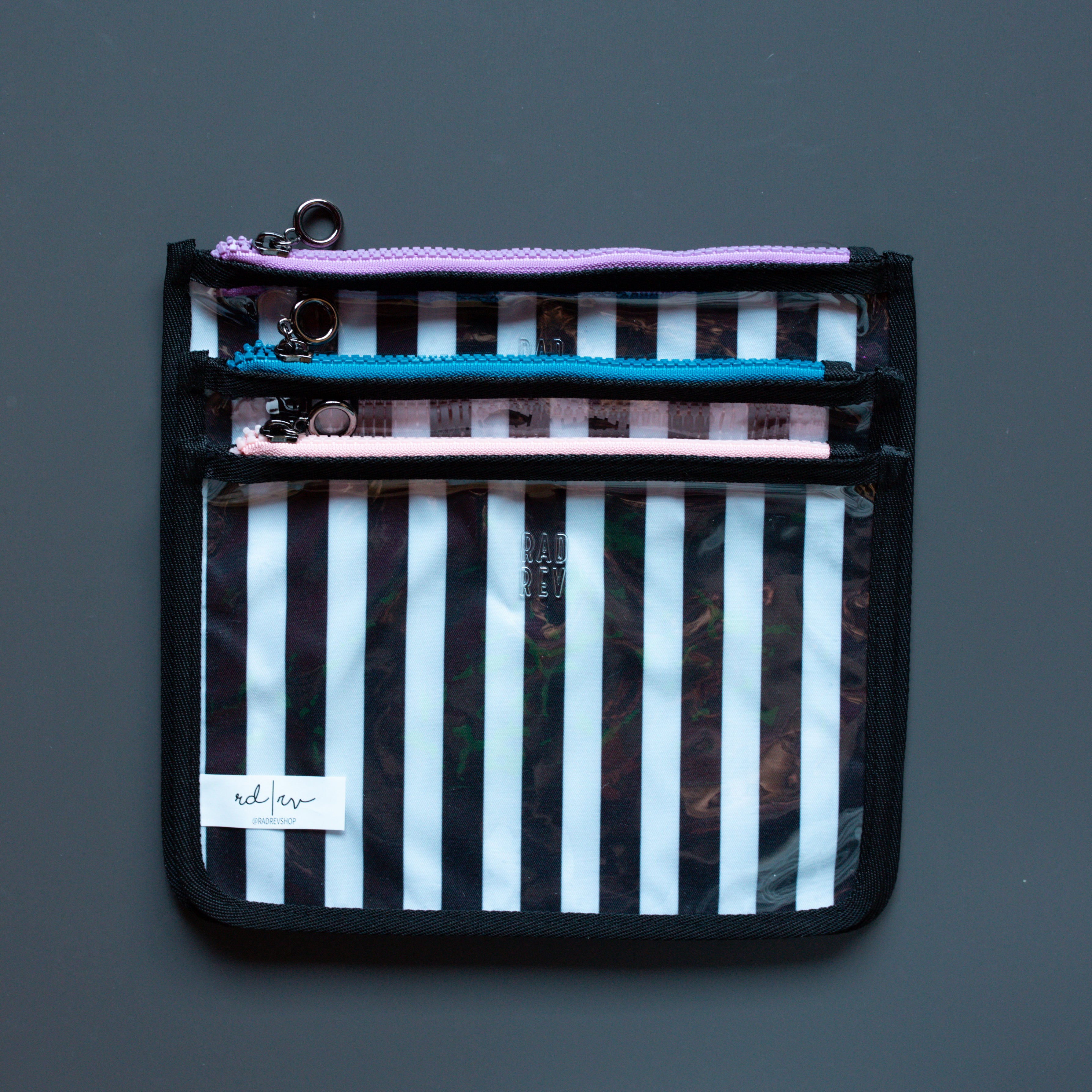 Clear Flattie Pouch Set