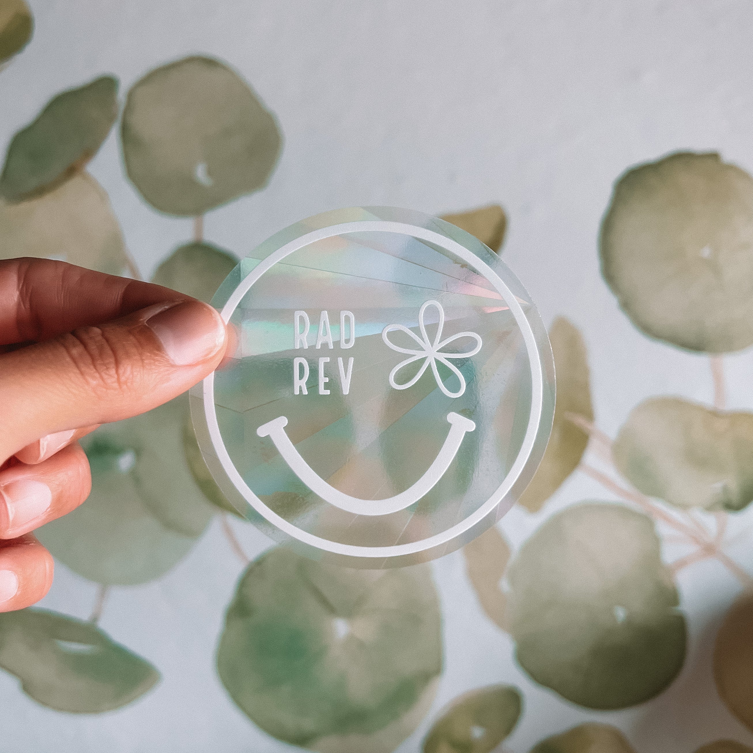 Smile Sun Catcher Sticker