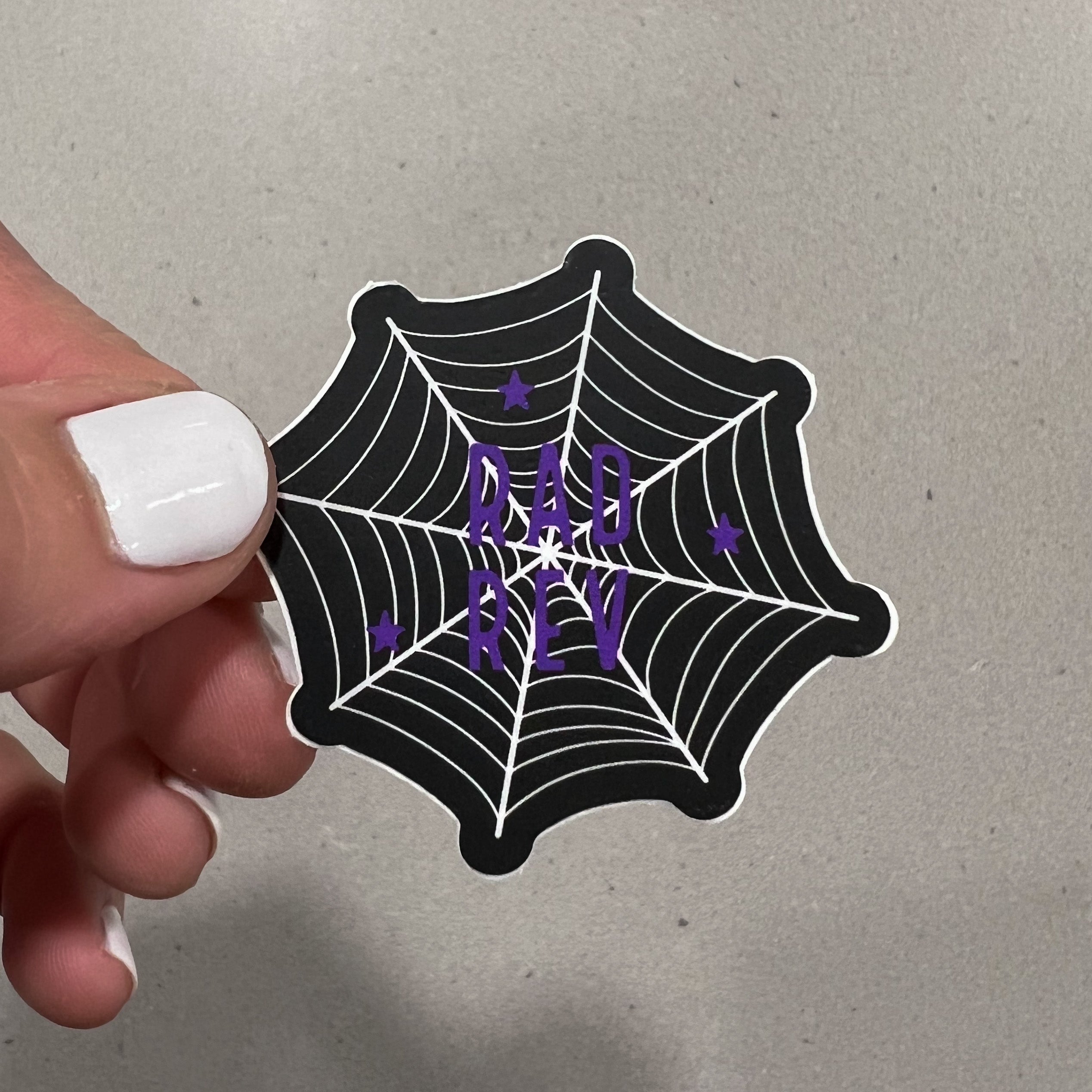 Spider Web Sticker – Rad Revolution