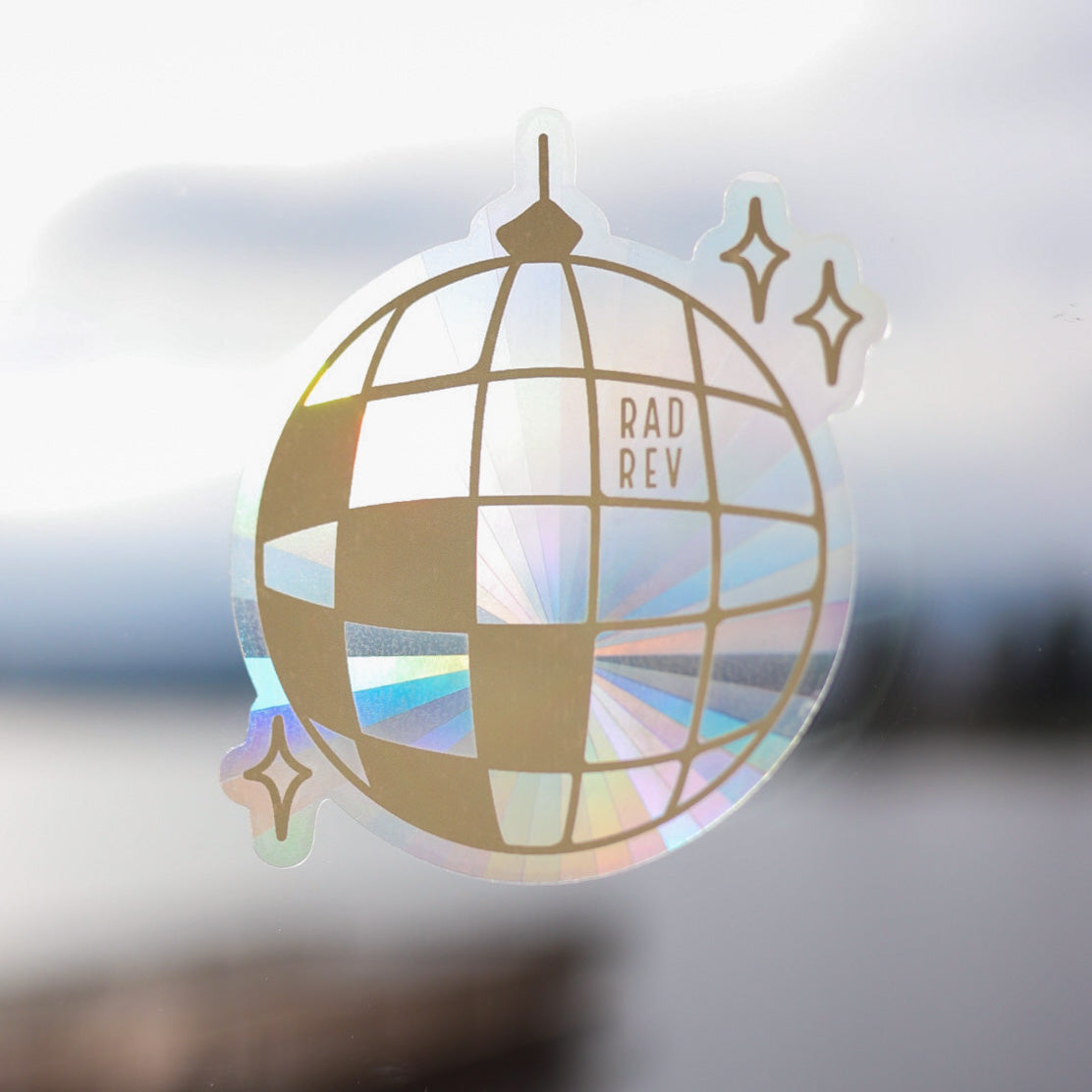 Disco Sun Catcher Sticker